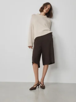 Chocolate Brown Forever Comfort® Leather Hardware Slingback Heels