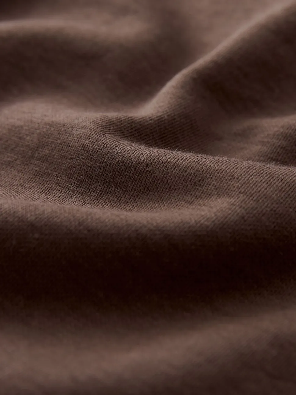 Chocolate Brown Heavyweight Short Sleeve Crew Neck T-Shirt