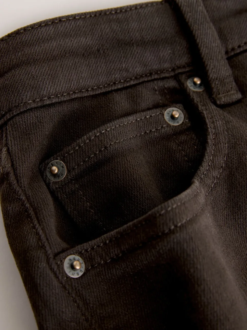 Chocolate Brown Hourglass Mid Rise Skinny Jeans