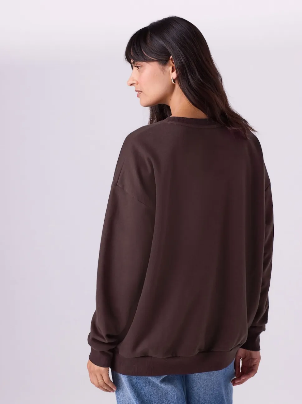 Chocolate Brown Maternity Mini Me Sweatshirt Set