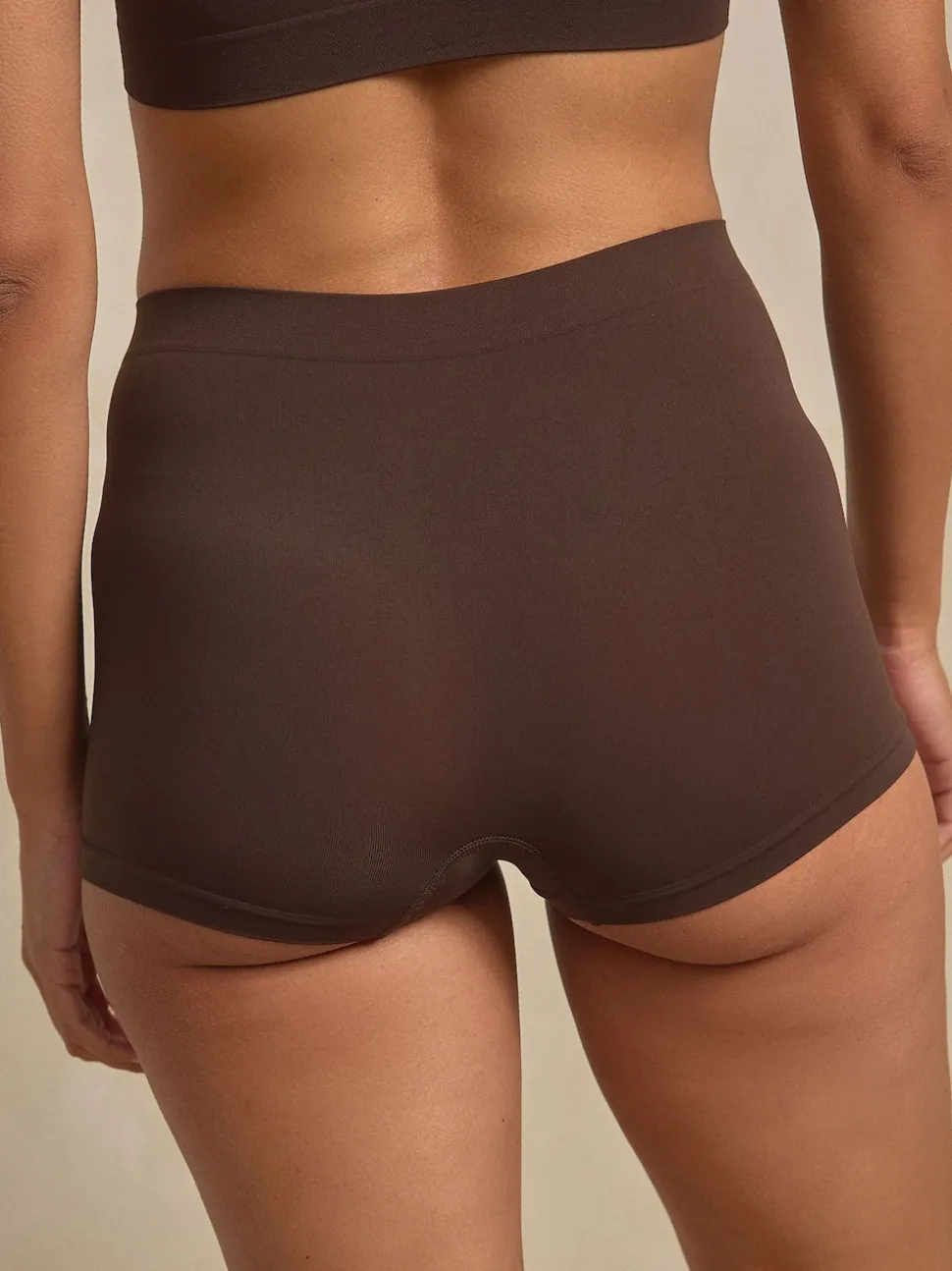 Chocolate Brown N.Premium Super Soft Seamless Shorts