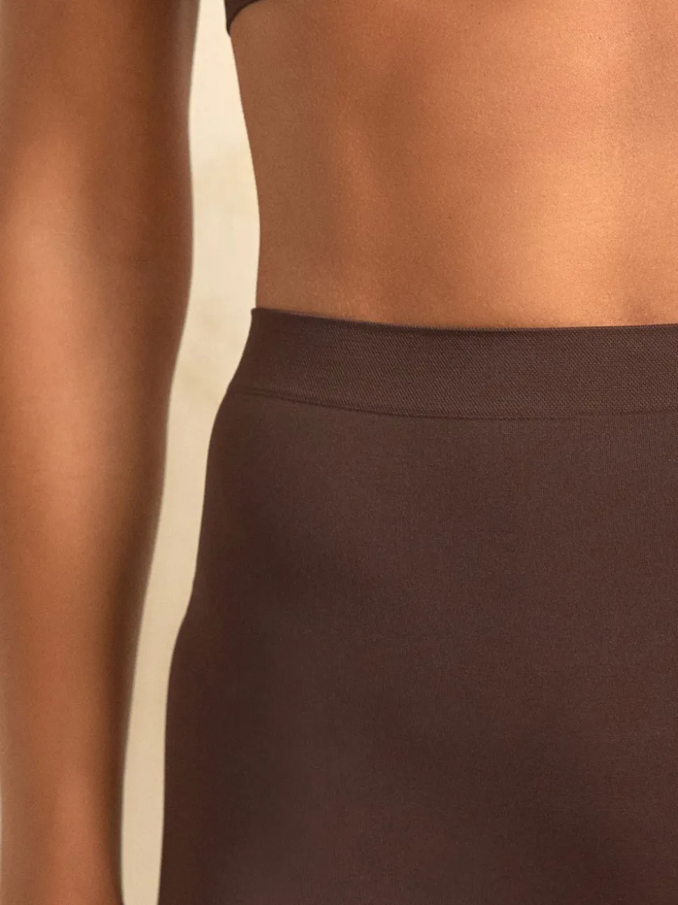 Chocolate Brown N.Premium Super Soft Seamless Shorts