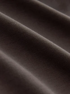 Chocolate Brown Premium Heavyweight Slinky Barrel Leg Joggers