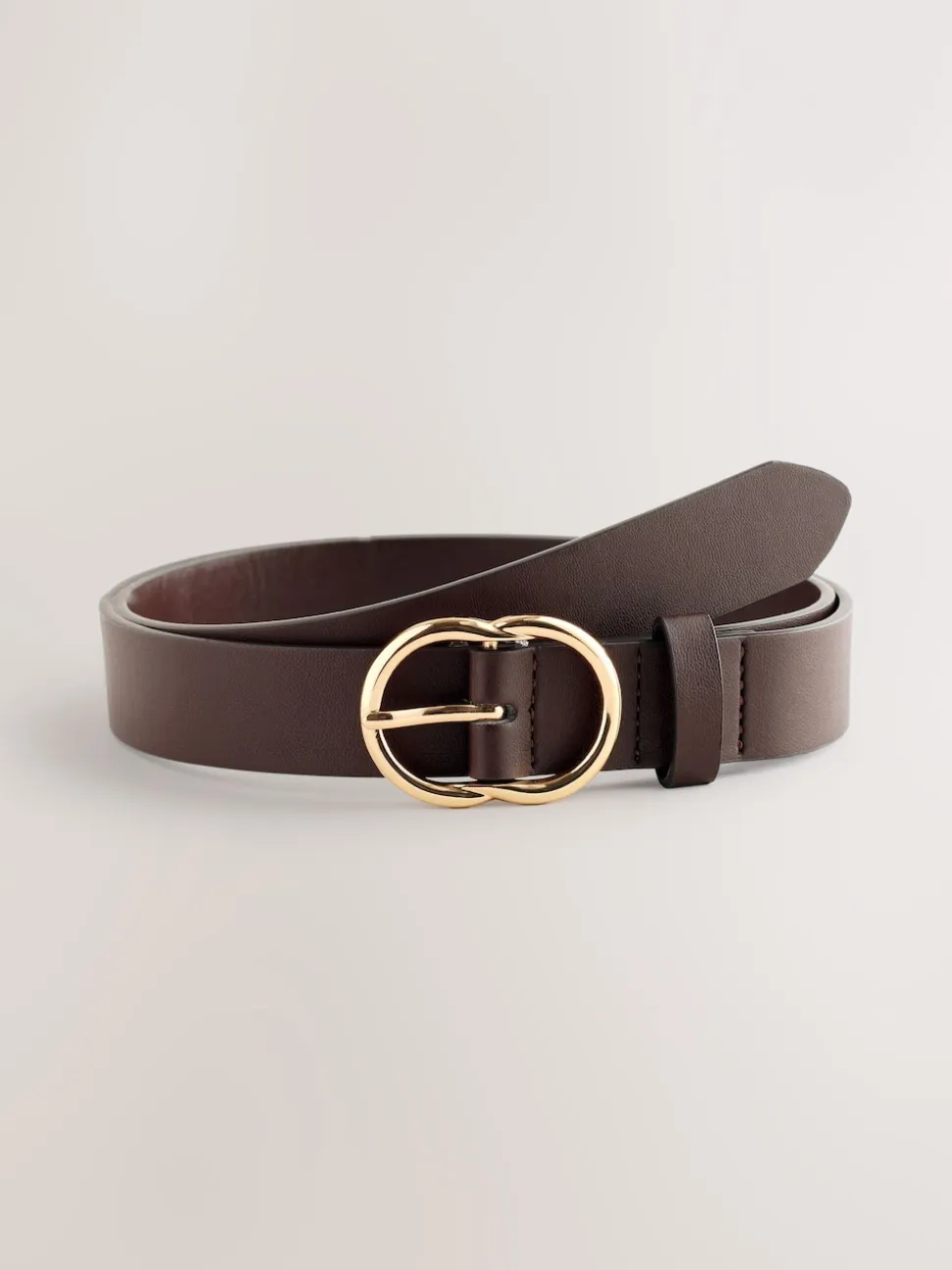 Chocolate Brown Regular PU Belt
