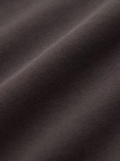 Chocolate Brown Relaxed Fit Heavyweight Longline Hoodie