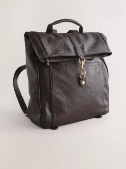 Chocolate Brown Slouchy Backpack