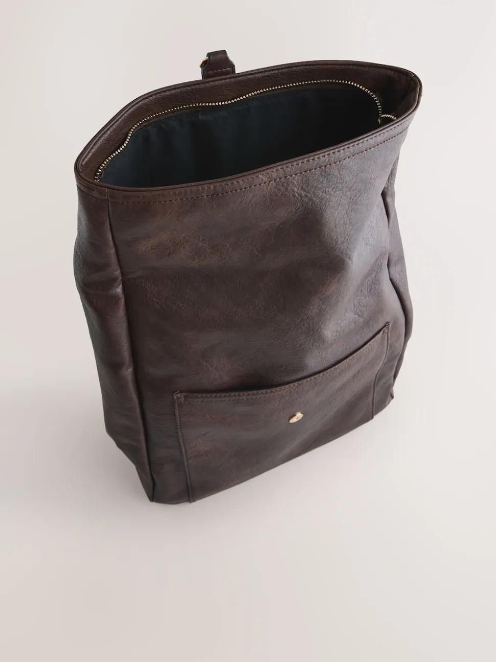 Chocolate Brown Slouchy Backpack