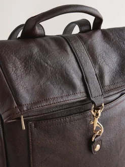 Chocolate Brown Slouchy Backpack