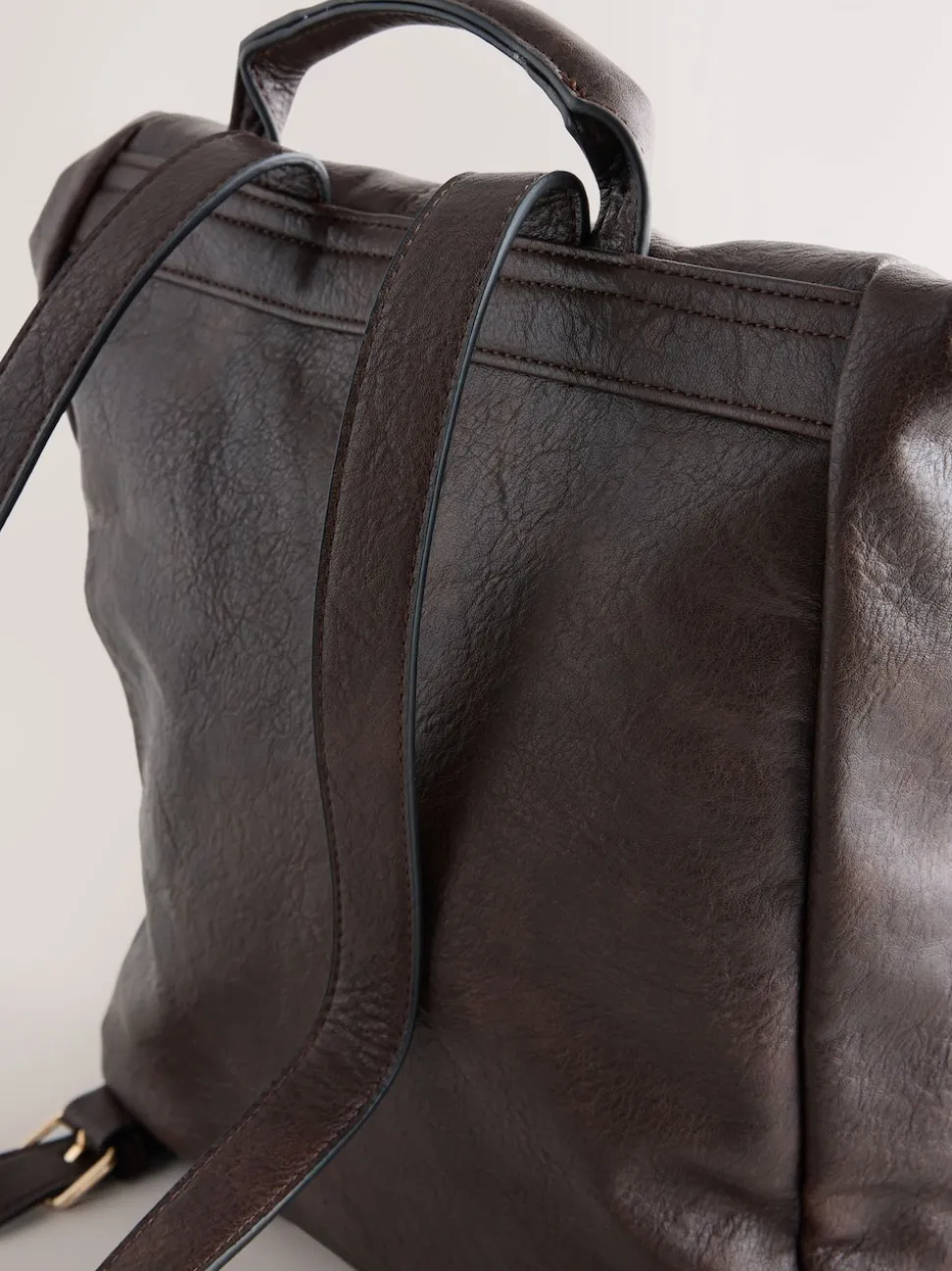 Chocolate Brown Slouchy Backpack