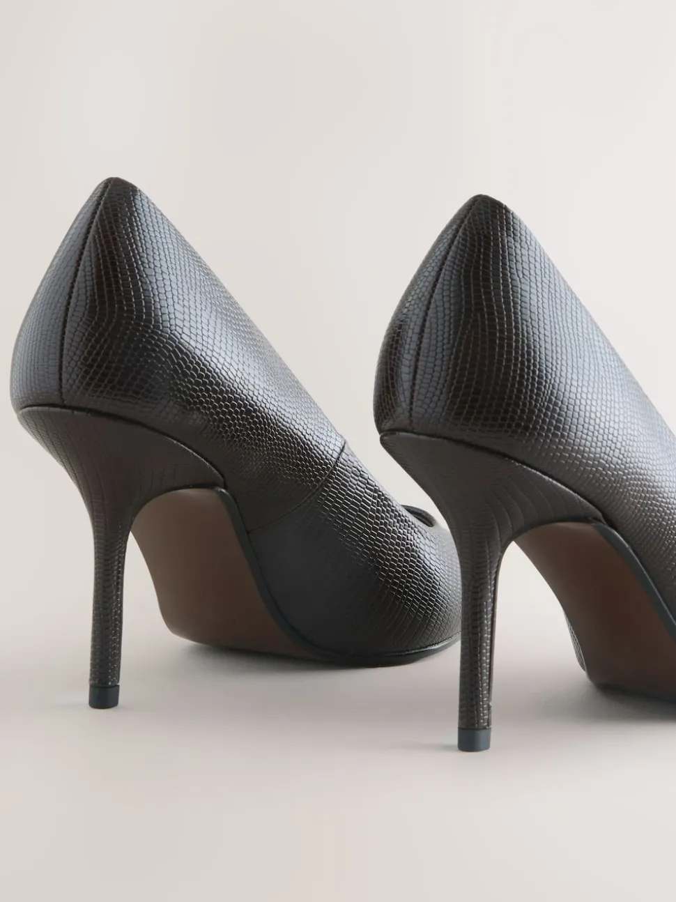 Chocolate Brown Standard/Wide Fit Forever Comfort® Point Toe Court Heels