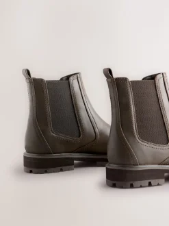 Chocolate Brown Standard/Wide Fit Chelsea Boots