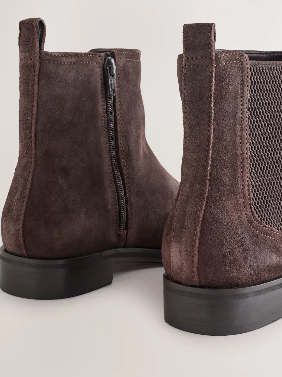 Chocolate Brown Suede Standard/Wide Fit Forever Comfort® Chelsea Ankle Boots