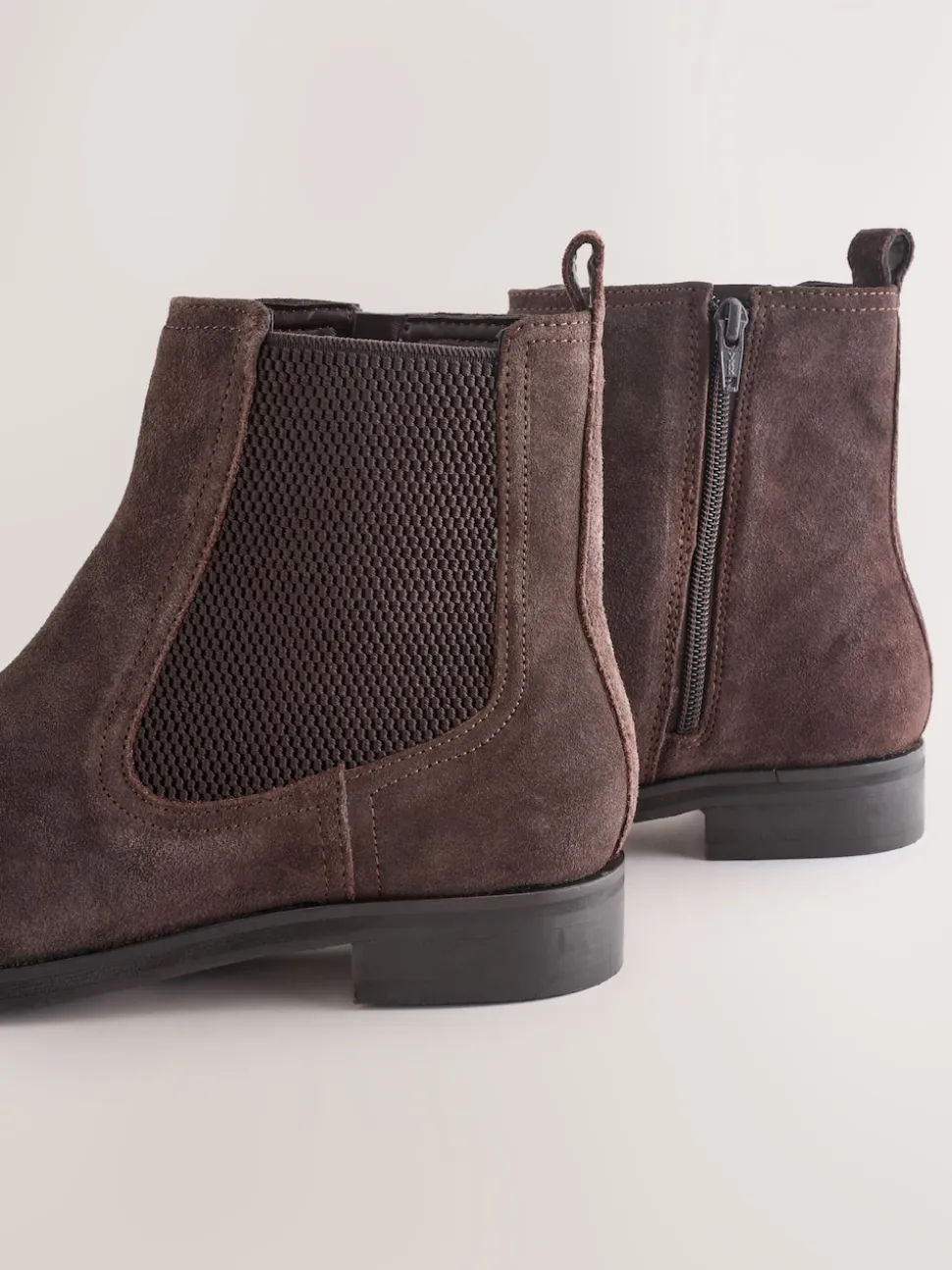 Chocolate Brown Suede Standard/Wide Fit Forever Comfort® Chelsea Ankle Boots