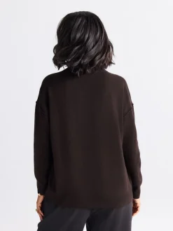 Chocolate Brown Supersoft V-Neck Cardigan With Pockets