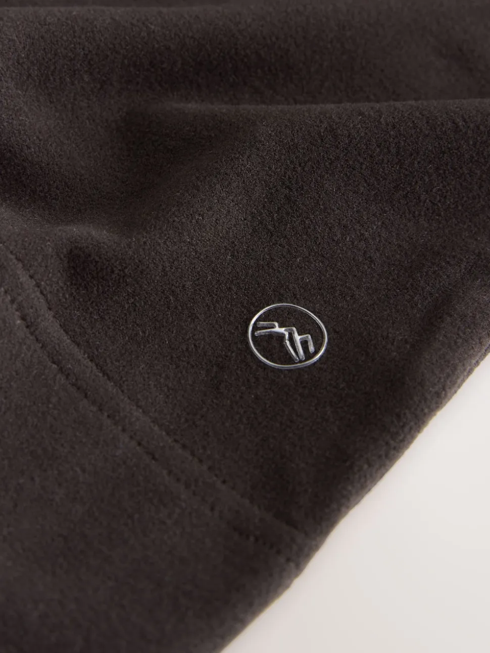Chocolate Brown Thermal Soft Touch Long Sleeve High Neck Top