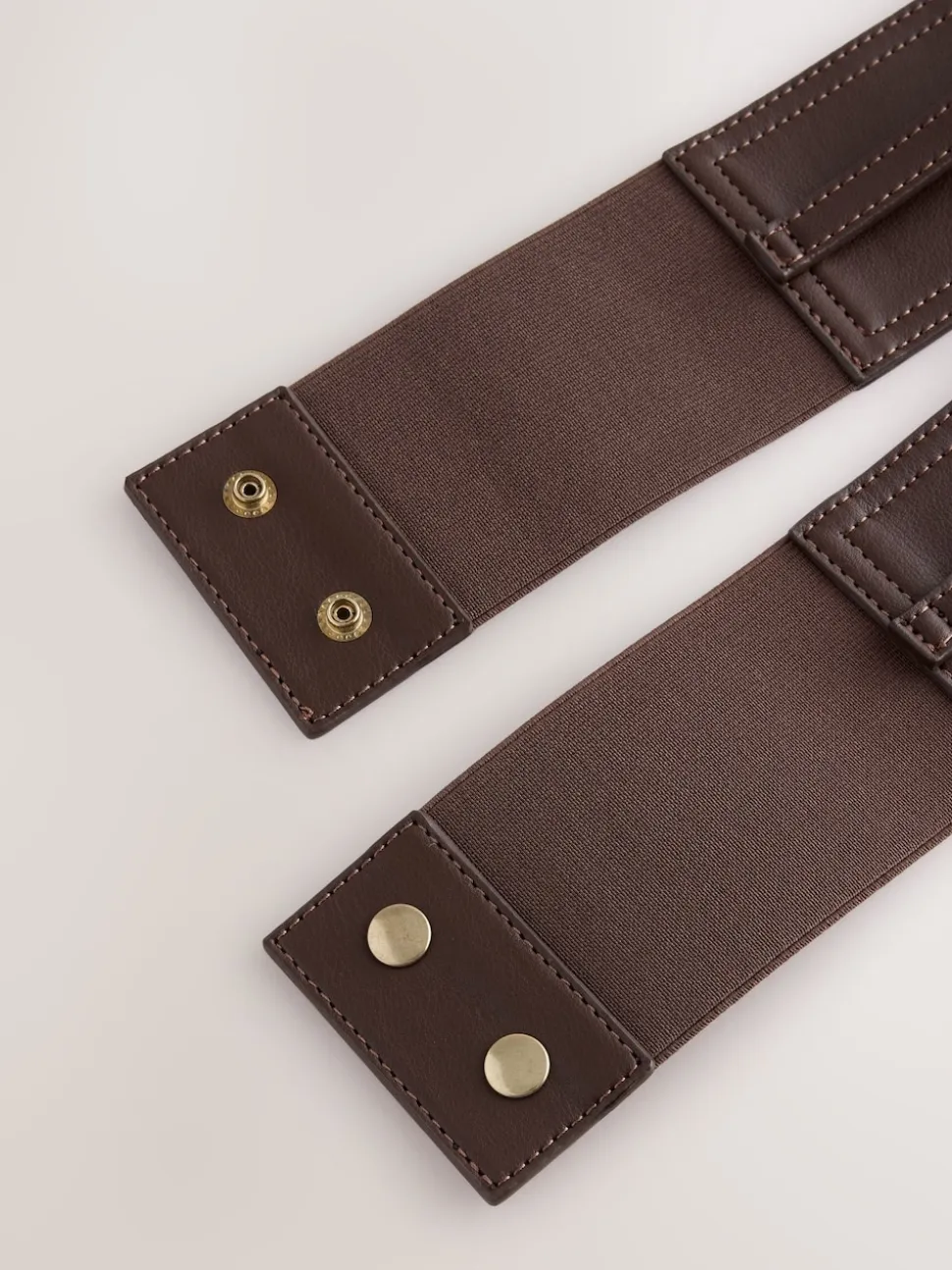 Chocolate Brown Wide Corset Belt