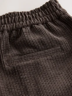 Chocolate Brown Wide Leg Soft Cord Trousers