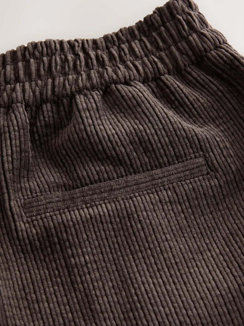 Chocolate Brown Wide Leg Soft Cord Trousers