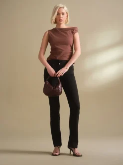 Clean Black Lift, Slim And Shape Bootcut Jeans