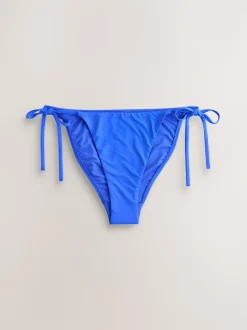 Cobalt Blue Tie Side Bikini Bottoms