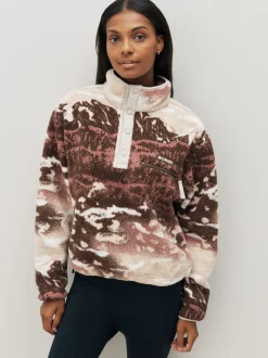 Columbia Helvetia™ II Printed Cropped Half Snap Fleece