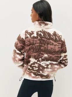 Columbia Helvetia™ II Printed Cropped Half Snap Fleece