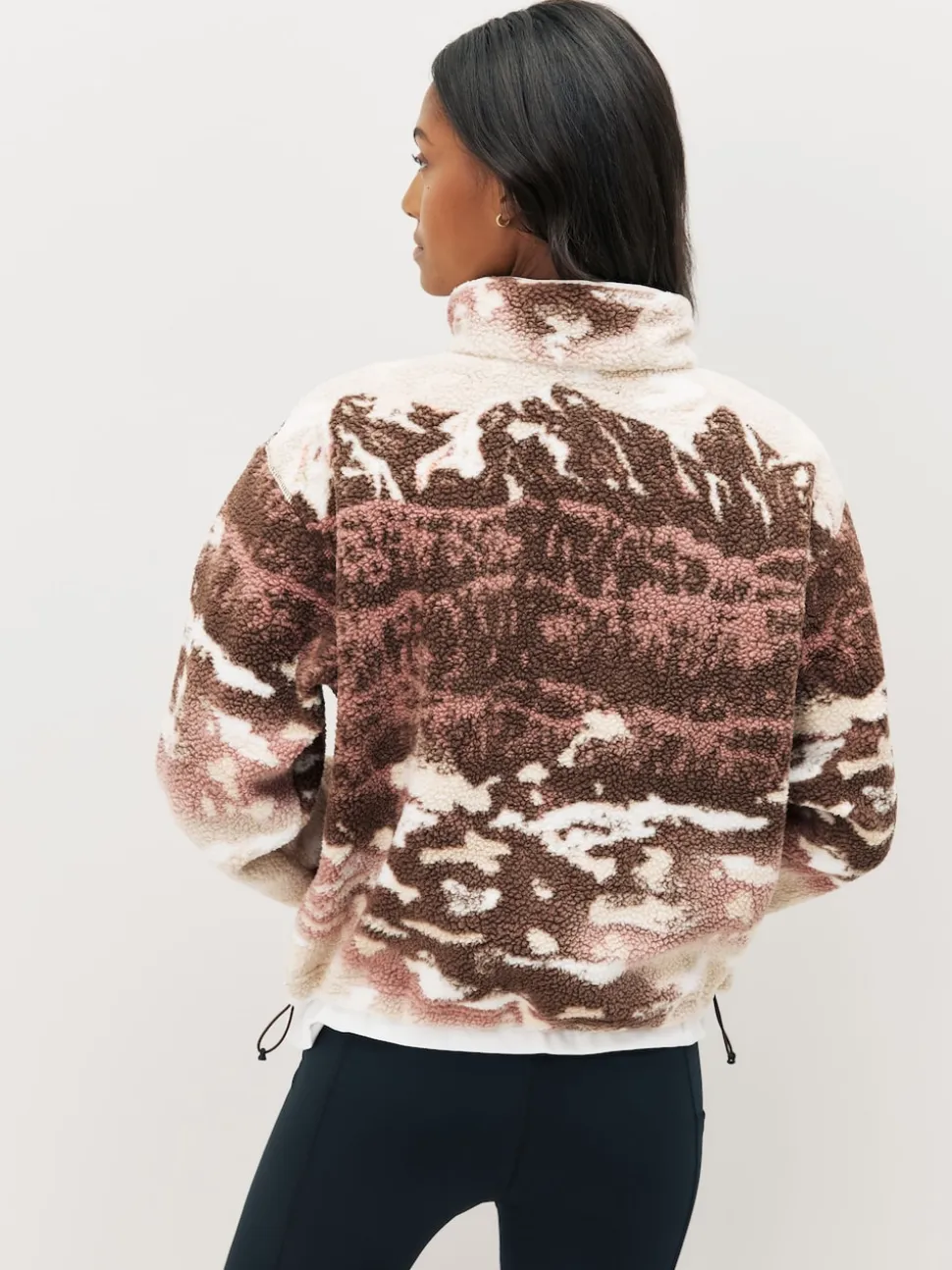 Columbia Helvetia™ II Printed Cropped Half Snap Fleece