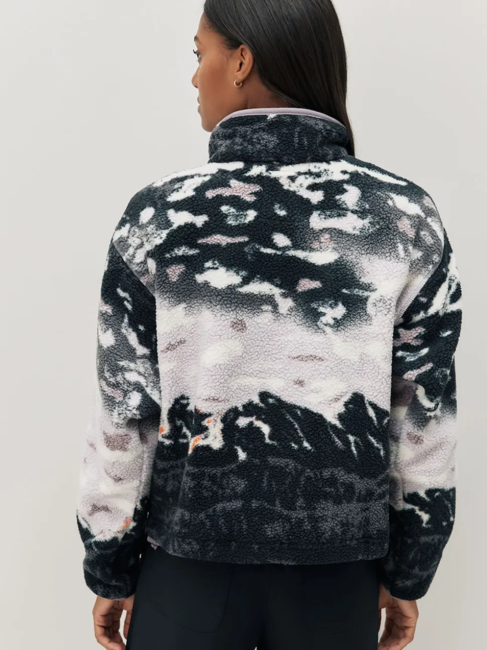 Columbia Helvetia™ II Printed Cropped Half Snap Fleece