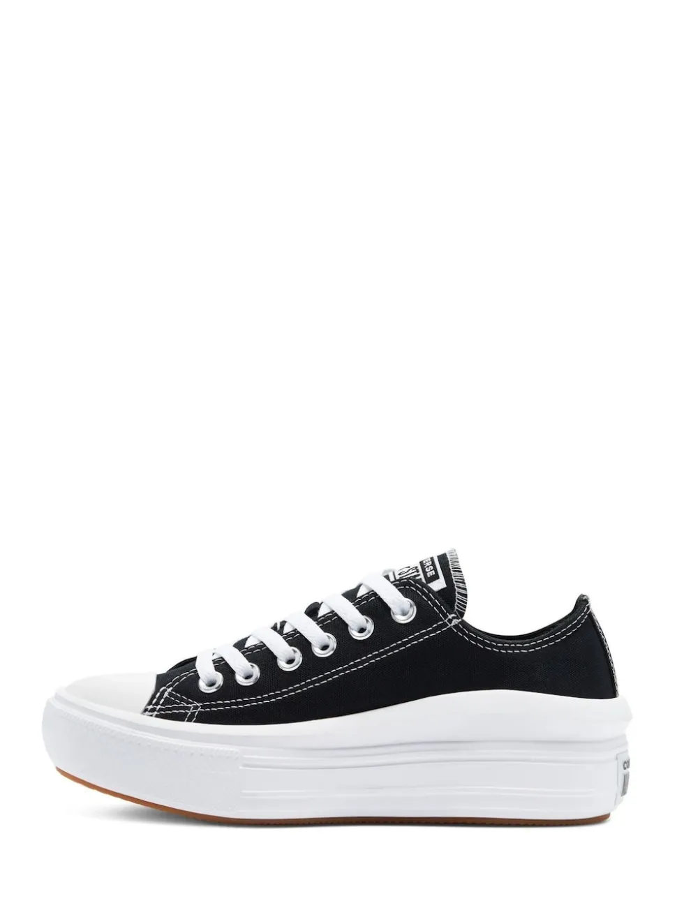 Converse Black All Star Move Chuck Ox Platform Trainers