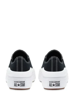 Converse Black All Star Move Chuck Ox Platform Trainers