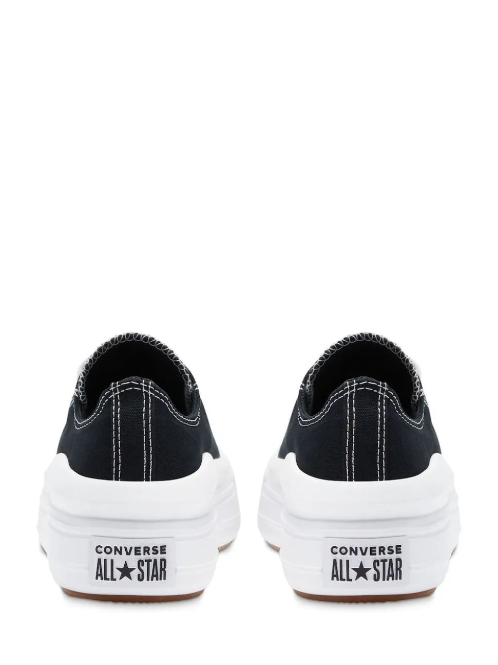 Converse Black All Star Move Chuck Ox Platform Trainers