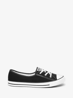 Converse Black Ballet Lace Trainers