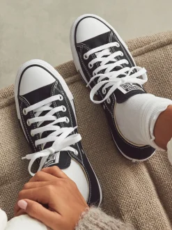 Converse Black White Chuck Ox Trainers