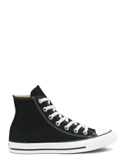 Converse Black/White Wide Fit Chuck Taylor All Star High Trainers
