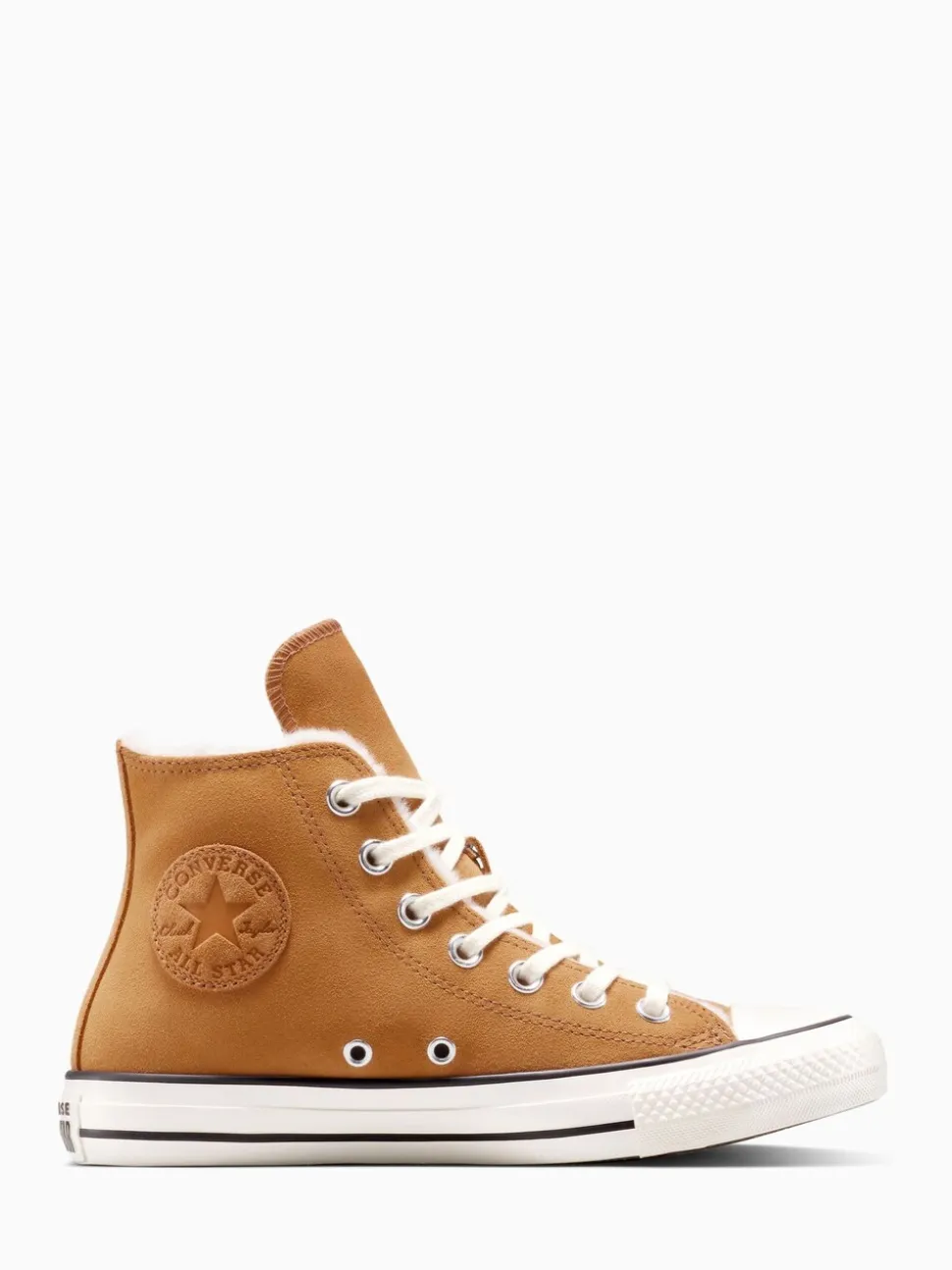 Converse Brown Chuck Taylor All Star Winter Luxe High Trainers