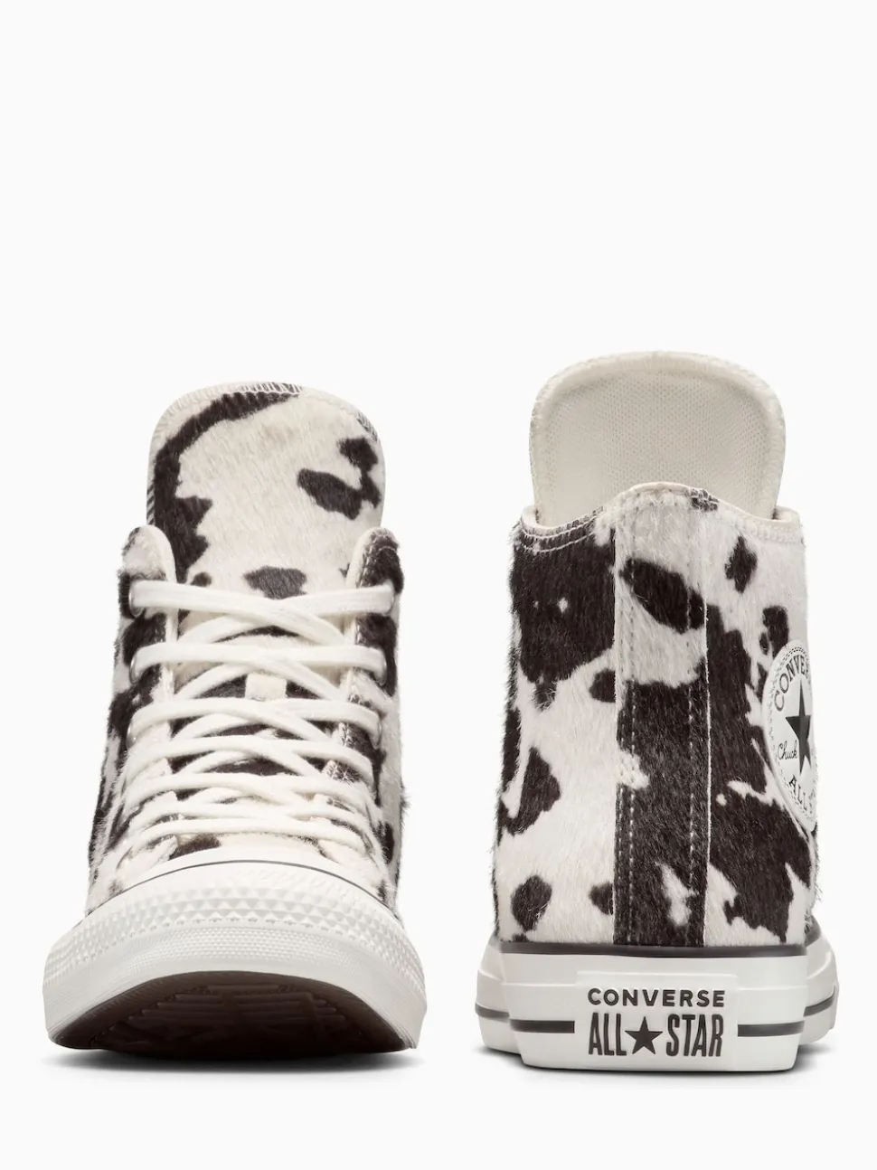 Converse Cow Brown Chuck Taylor Suede All Over High Trainers