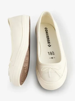 Converse Cream Chuck Taylor All Star Dainty Ballerina Trainers