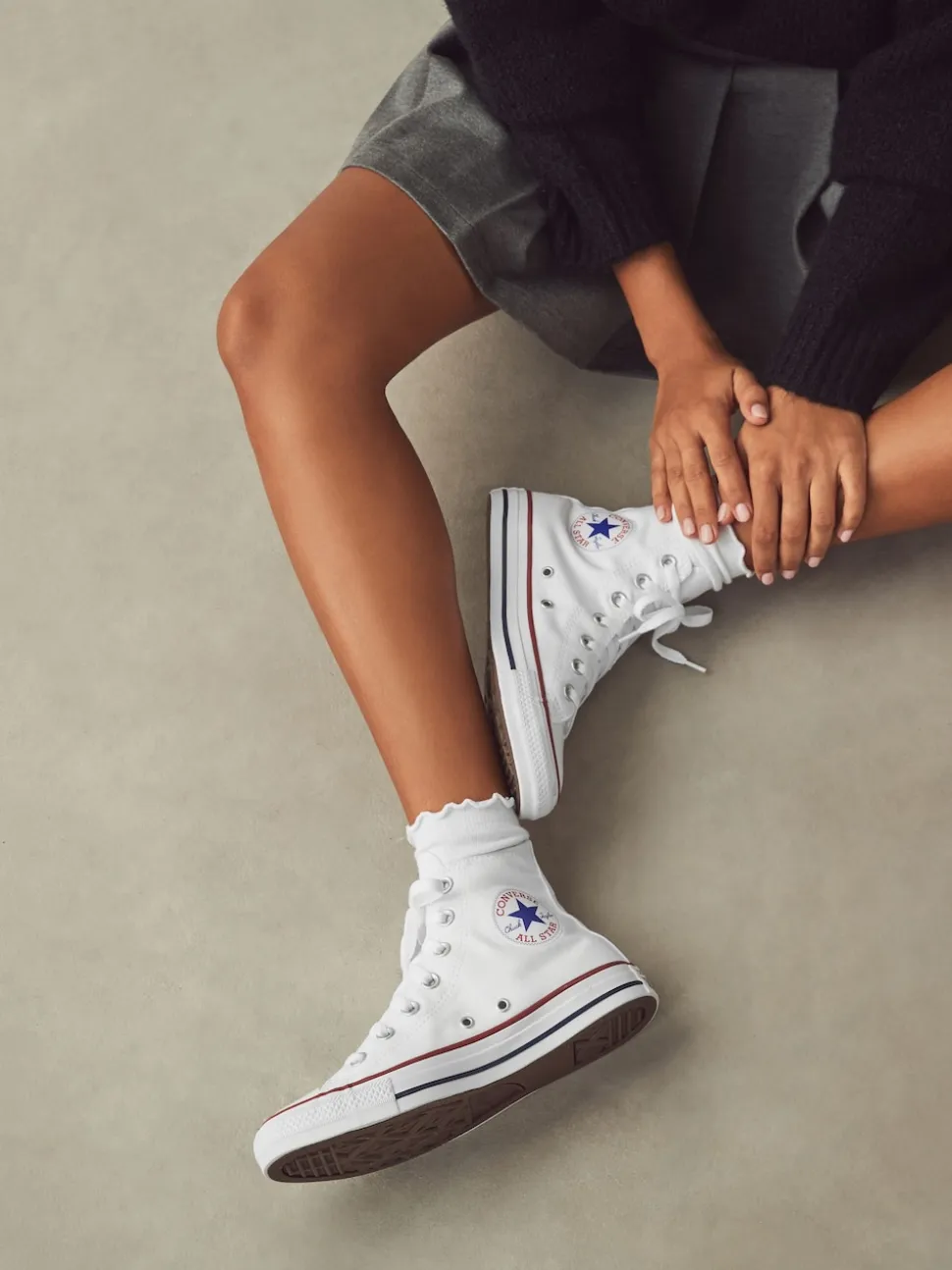 Converse White Chuck High Trainers