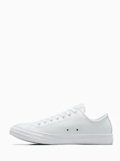 Converse White Chuck Taylor All Stars Leather Ox Trainers