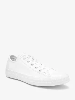 Converse White Chuck Taylor All Stars Leather Ox Trainers