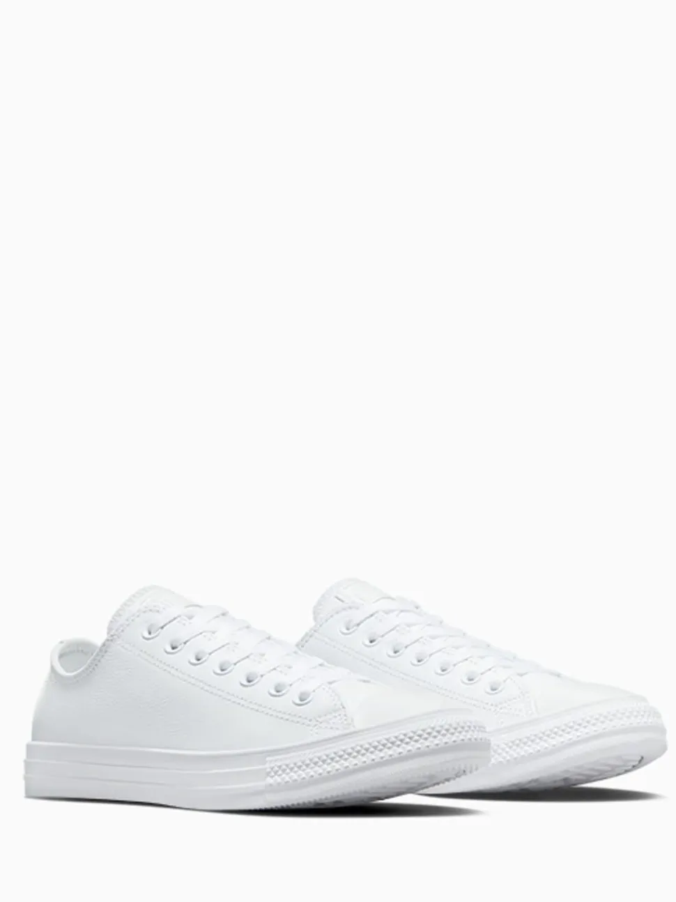 Converse White Chuck Taylor All Stars Leather Ox Trainers
