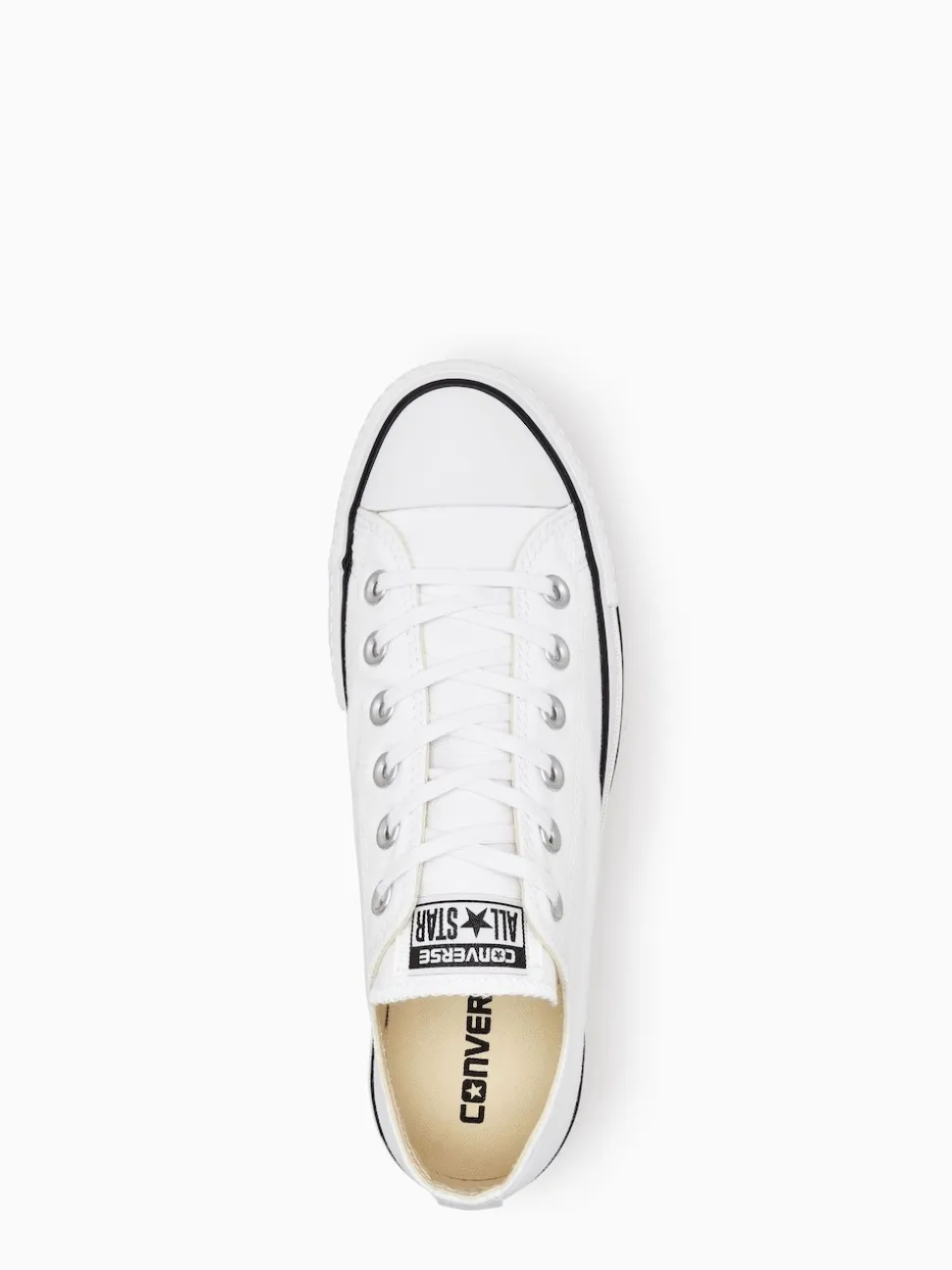 Converse White Platform Lift Chuck Ox Trainers