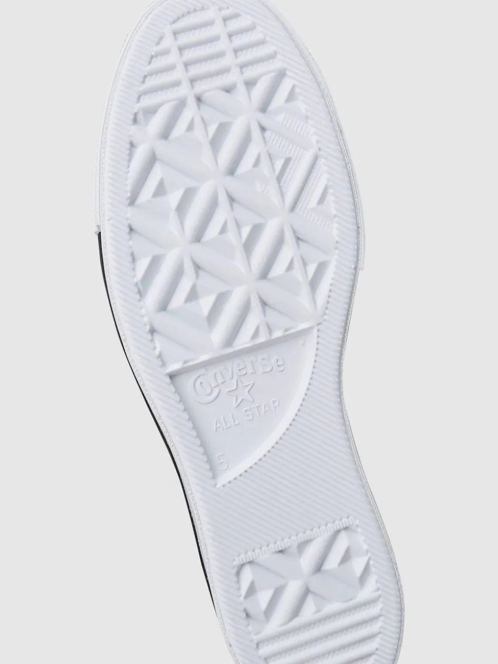 Converse White Platform Lift Chuck Ox Leather Trainers