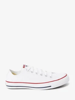Converse White Wide Fit Chuck Taylor All Star Ox Trainers