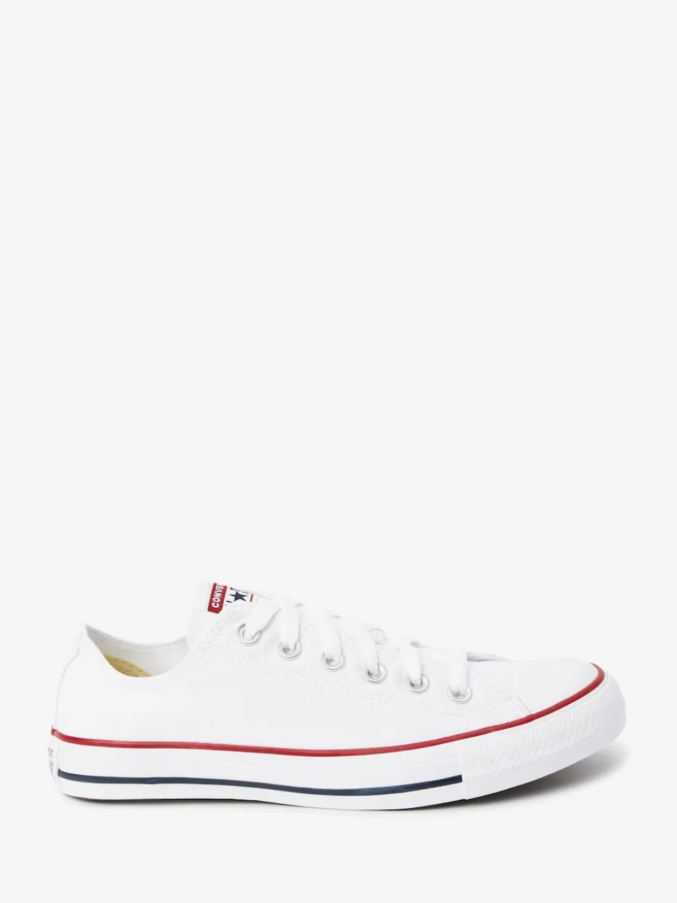 Converse White Wide Fit Chuck Taylor All Star Ox Trainers