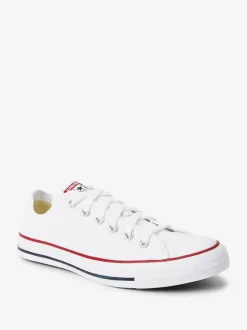Converse White Wide Fit Chuck Taylor All Star Ox Trainers