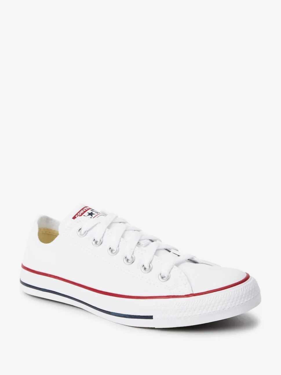 Converse White Wide Fit Chuck Taylor All Star Ox Trainers