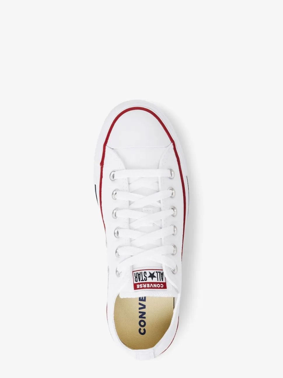 Converse White Wide Fit Chuck Taylor All Star Ox Trainers