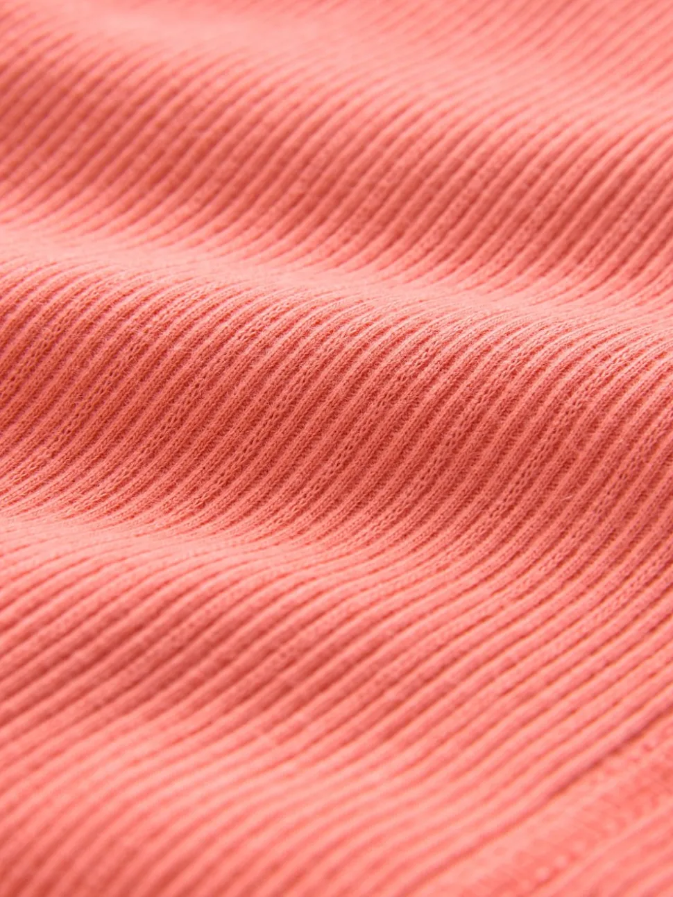 Coral Pink Pointelle Cami Vest Top