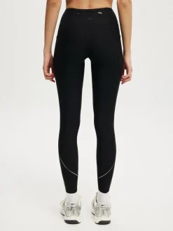Cotton On Black Fleece Lined Full Length Tights